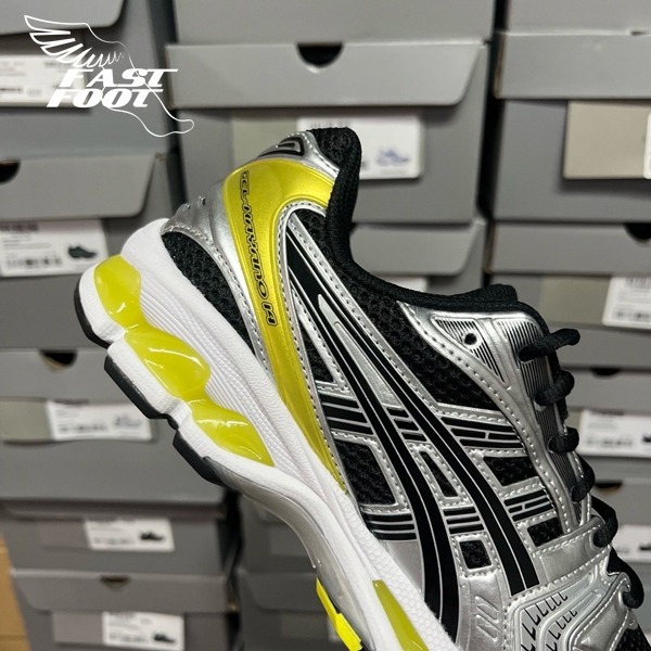 快腳🔎 Asics 亞瑟士 GEL-KAYANO 14 慢跑鞋 銀黃 1203A537-001-細節圖6