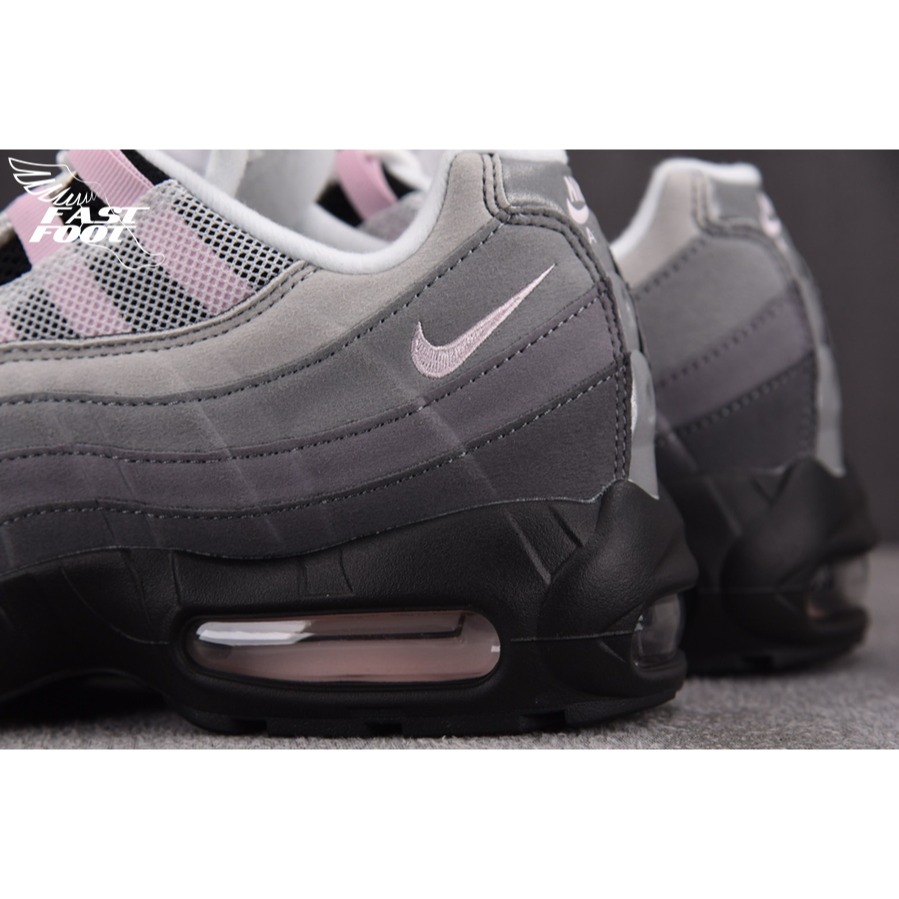 快腳🔎 Nike Air Max 95 Pink Black CJ0588-001 粉灰 氣墊 慢跑鞋-細節圖5