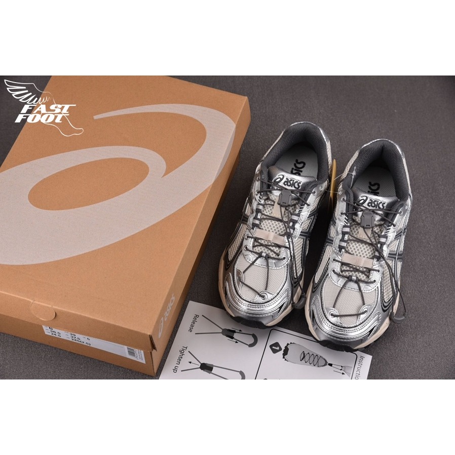 快腳🔎 ASICS GEL-KAHANA TR V4 白銀 抽繩 Y2K 慢跑鞋 1203A497-200-細節圖3