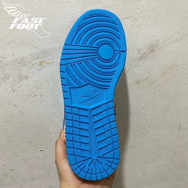 快腳🔎 Air Jordan 1 x Off-White UNC 北卡藍 聯名 AQ0818-148-細節圖8