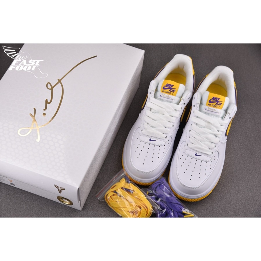 快腳🔎 Kobe x Nike Air Force 1 Low 白黃 FZ1151-100-細節圖3