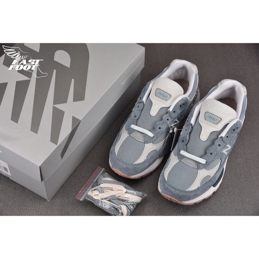 快腳🔎 Kith x New Balance 992 霧霾藍 灰藍 白藍 大阪限定 聯名 美國製 U992KT-細節圖3