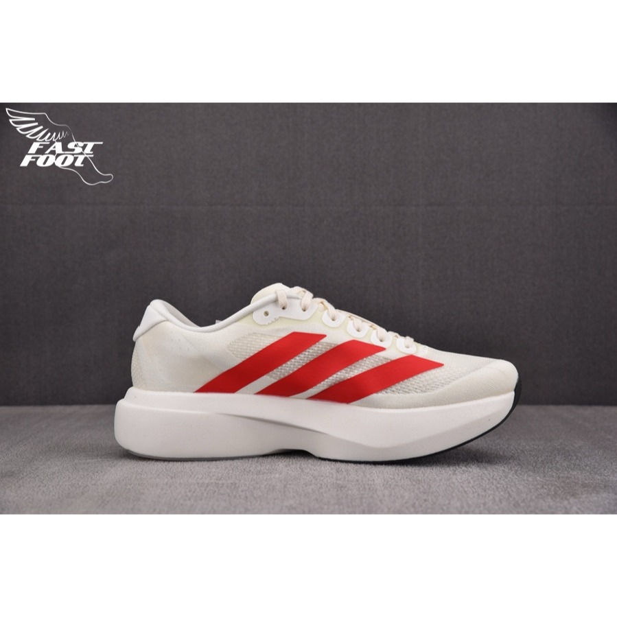 快腳🔎 adidas Adizero Evo SL  白紅 慢跑鞋 TO RUN IS TO LIVE JS1183-細節圖2