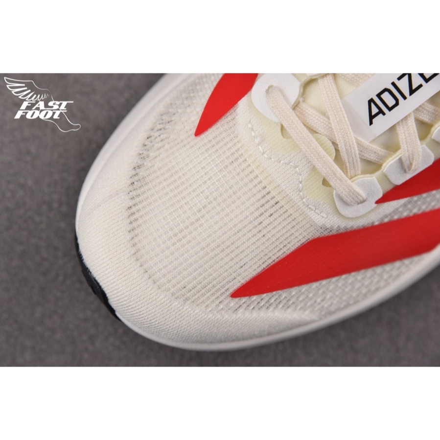 快腳🔎 adidas Adizero Evo SL  白紅 慢跑鞋 TO RUN IS TO LIVE JS1183-細節圖4
