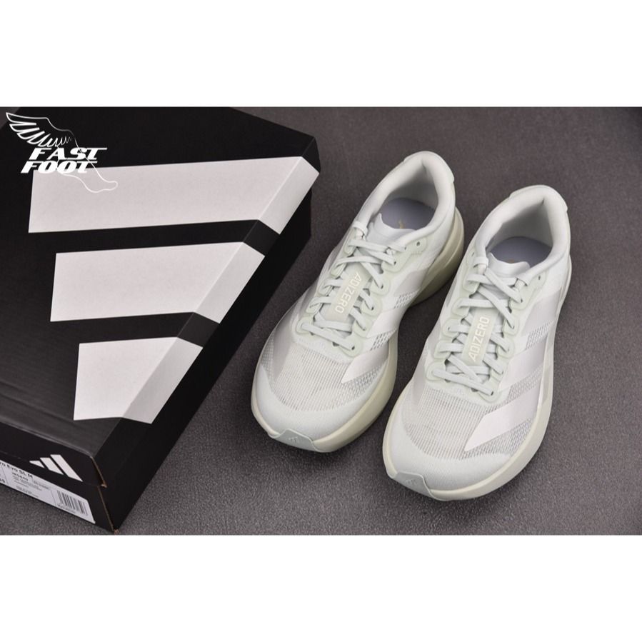 快腳🔎 ADIDAS ADIZERO EVO SL 白銀 慢跑鞋 JR5840-細節圖3