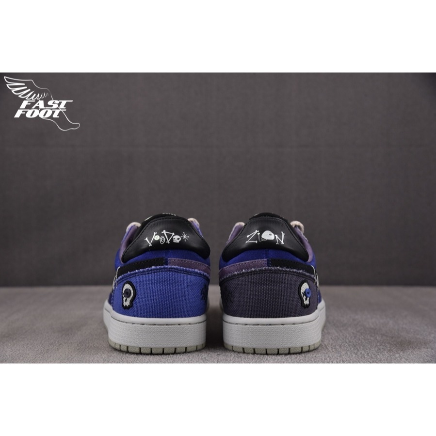 快腳🔎 Air Jordan 1  Low x Zion Williamson Voodoo IH2309-500-細節圖9