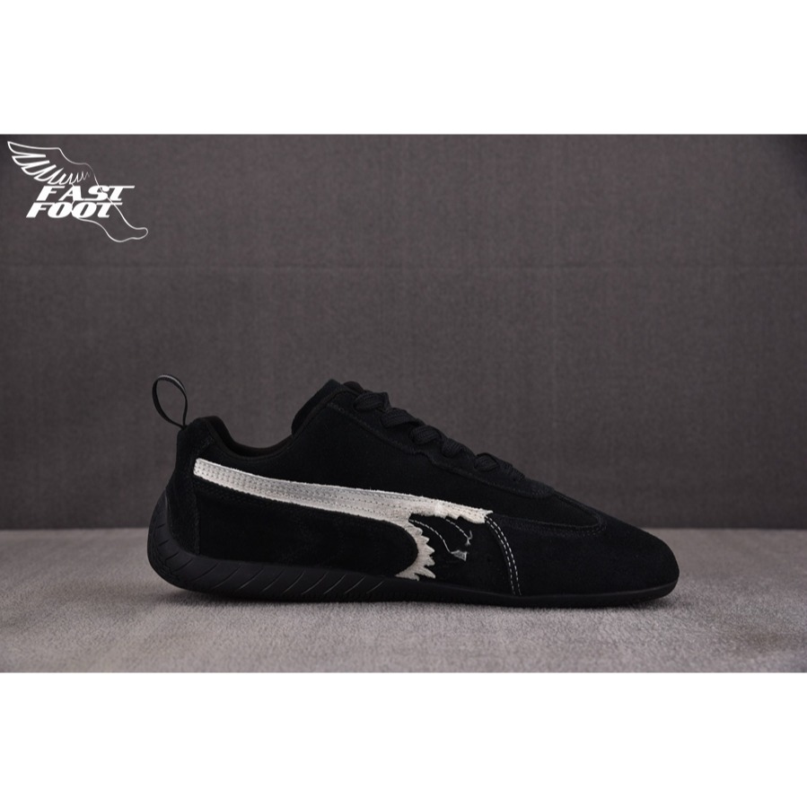 快腳🔎 Balenciaga x PUMA  Ultrasoft Speedcat 黑色 破壞 慢跑鞋-細節圖2
