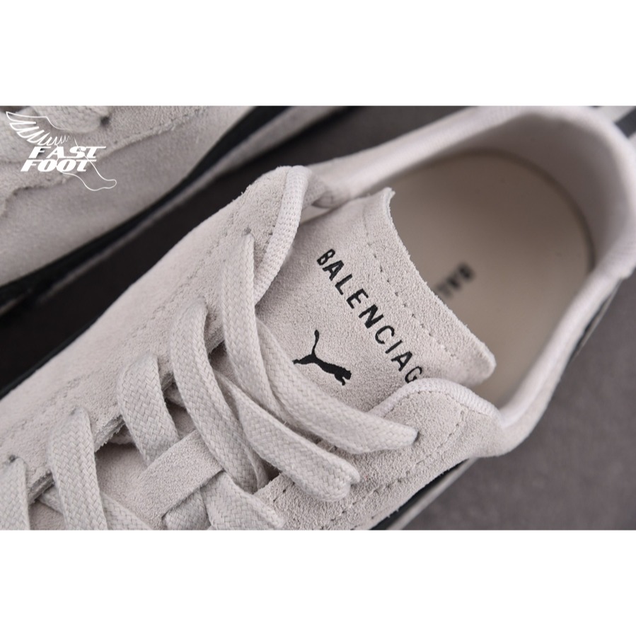 快腳🔎 Balenciaga x PUMA  Ultrasoft Speedcat 白色 破壞 慢跑鞋-細節圖5