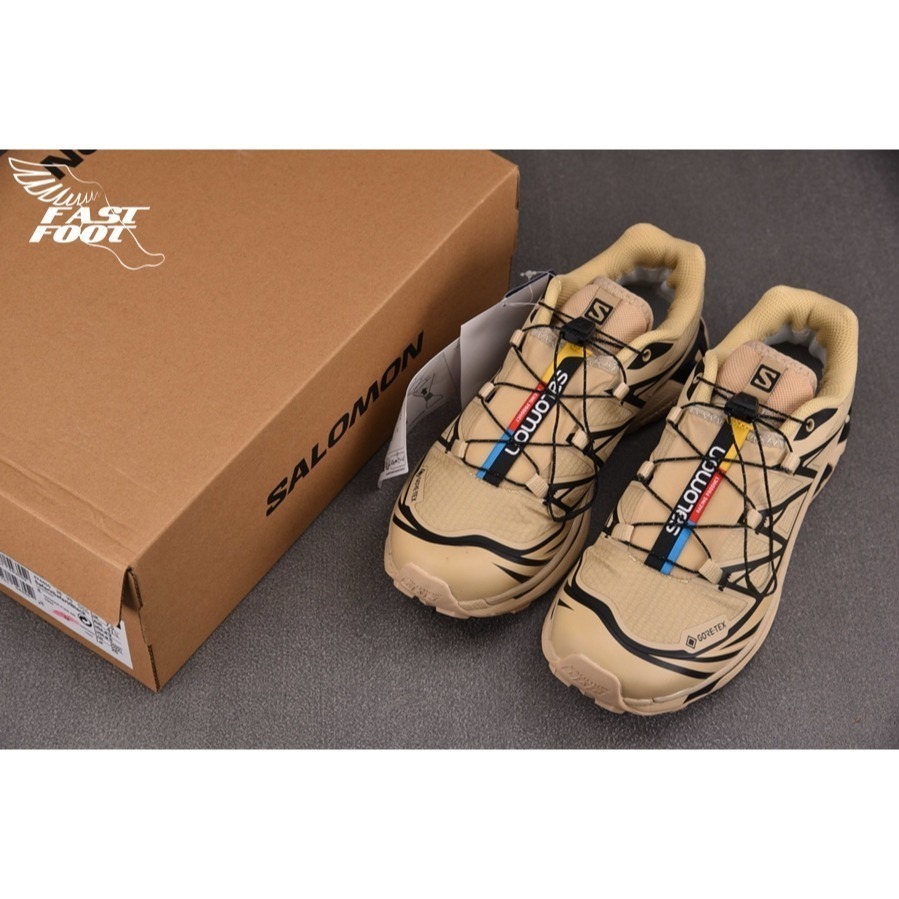 快腳🔎 Salomon Acs Xt-6 Gore-Tex Khaki 卡其色 防水 登山  474455-細節圖3