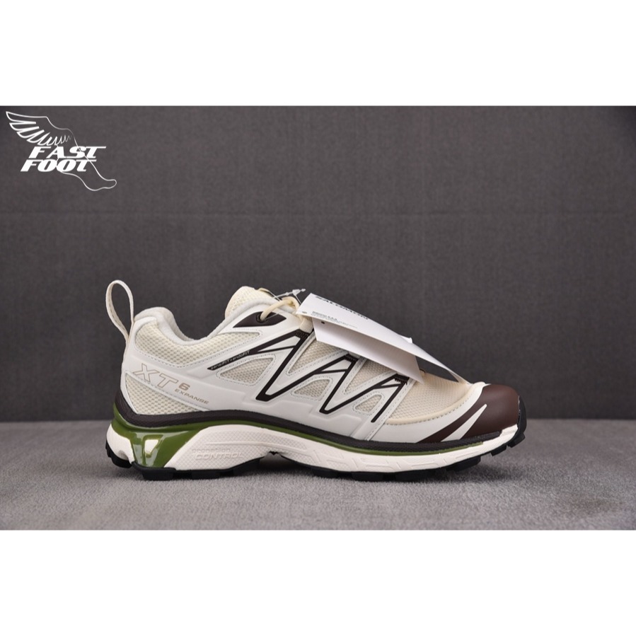 快腳🔎 SALOMON XT-6 Expanse 米色 咖啡 防水 登山鞋 478085-細節圖2