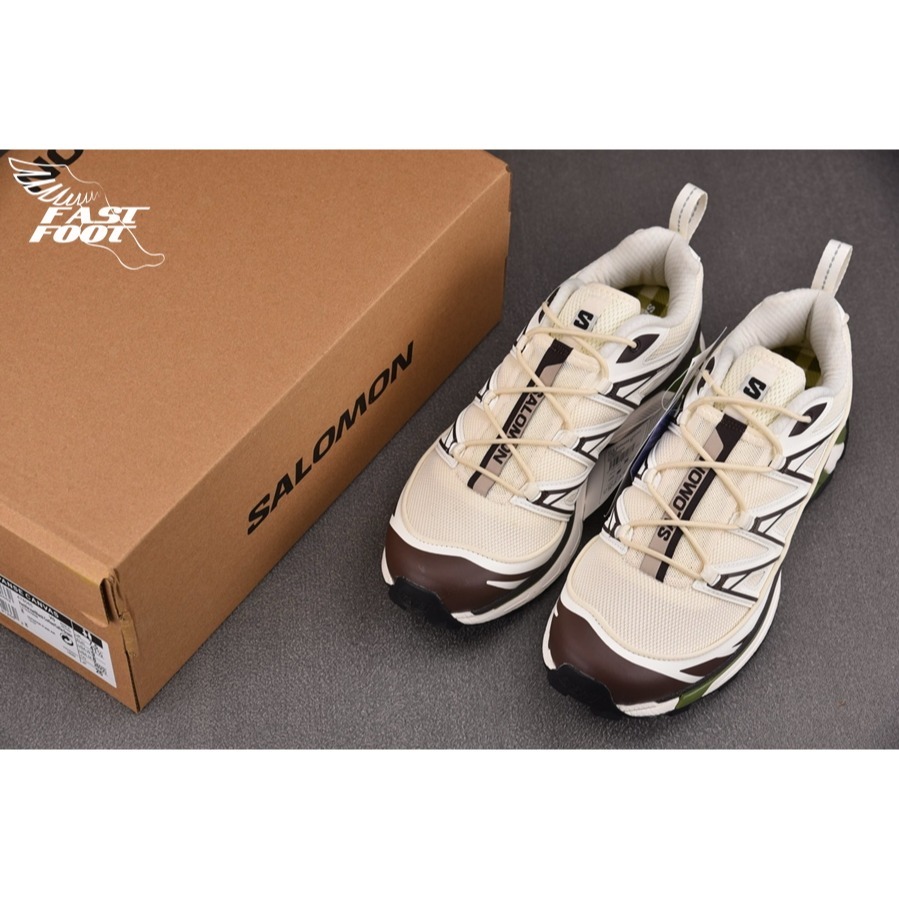 快腳🔎 SALOMON XT-6 Expanse 米色 咖啡 防水 登山鞋 478085-細節圖3