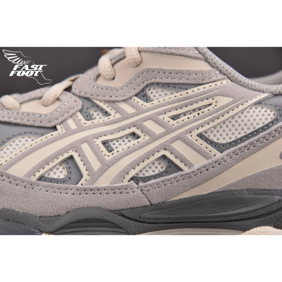 快腳🔎 ASICS GEL-NYC 灰 做舊 米白底 慢跑鞋 1201A789-103-細節圖7
