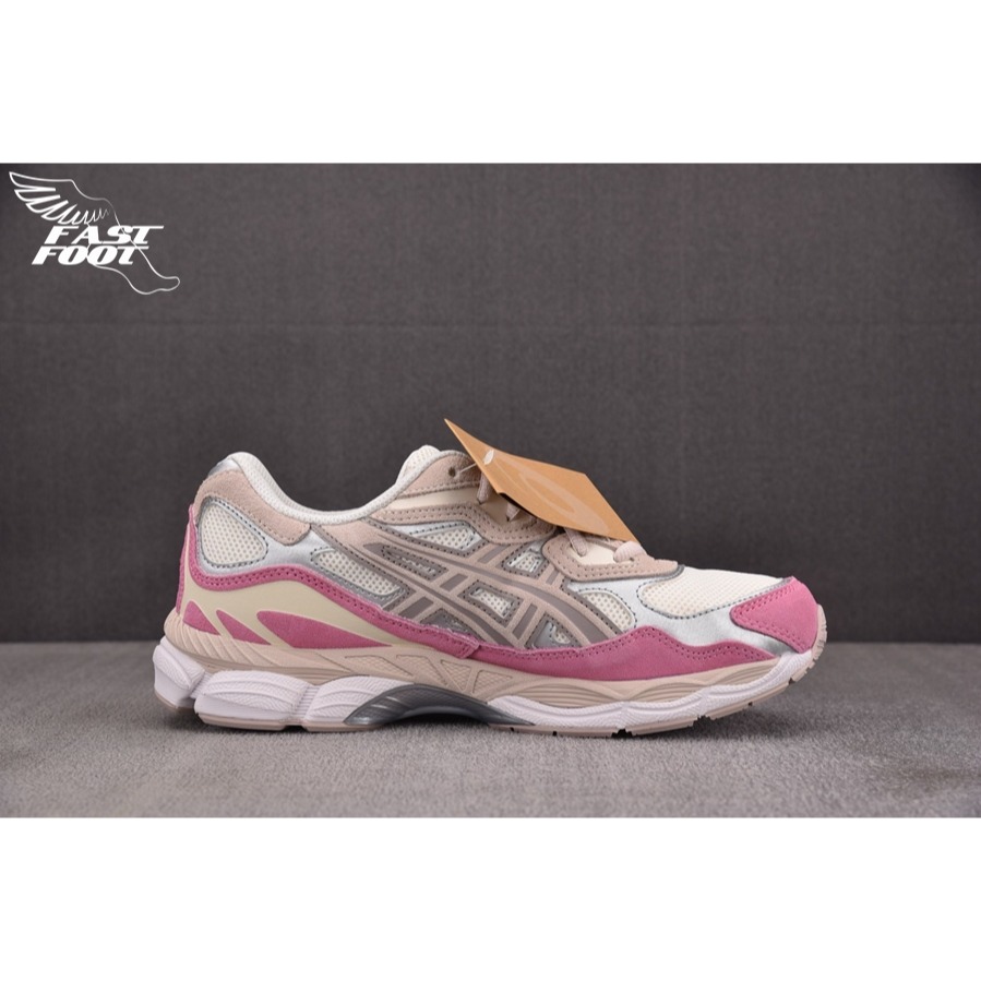 快腳🔎 ASICS GEL-NYC BEIGE PINK 灰銀粉 慢跑鞋 1203A383-104-細節圖2