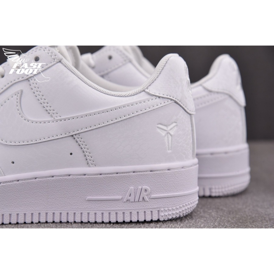 快腳🔎 Kobe Bryant x Air Force 1 蛇鱗白 刺繡 IB0018-100-細節圖8