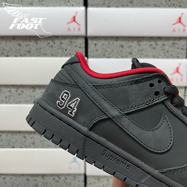 快腳🔎 Supreme 25FW x Nike SB Dunk Ocean Fog 全黑 聯名 HQ8487-001-細節圖5