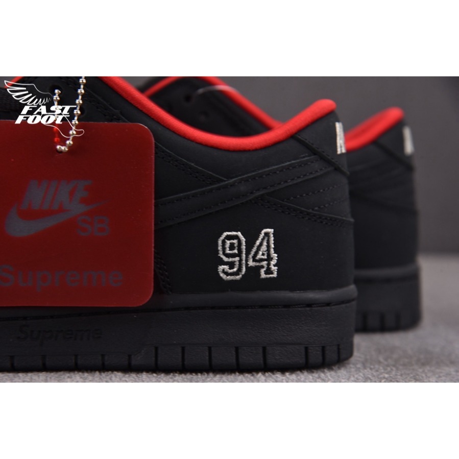 快腳🔎 Supreme 25FW x Nike SB Dunk Ocean Fog 全黑 聯名 HQ8487-001-細節圖7