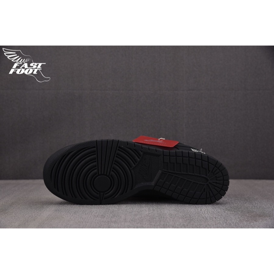 快腳🔎 Supreme 25FW x Nike SB Dunk Ocean Fog 全黑 聯名 HQ8487-001-細節圖9