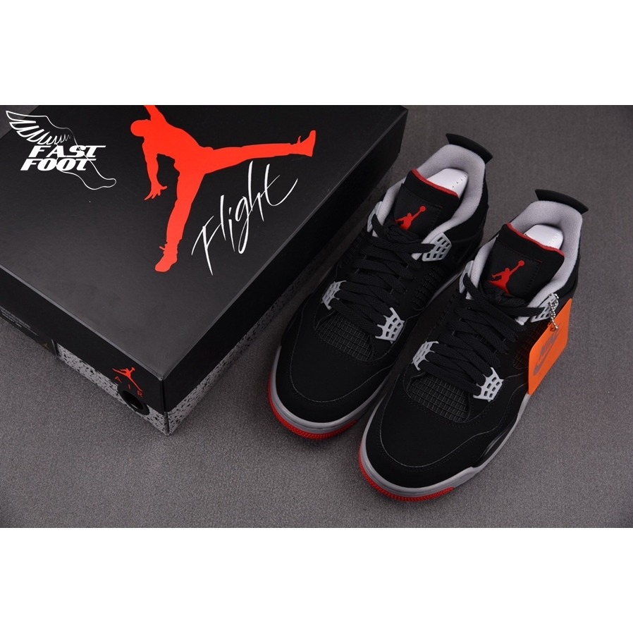 快腳🔎 AIR JORDAN 4 RETRO BRED OG 黑紅 老屁股 308497-060-細節圖3