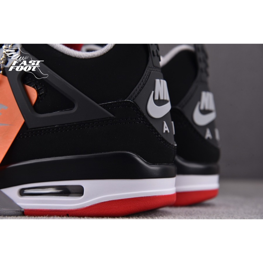 快腳🔎 AIR JORDAN 4 RETRO BRED OG 黑紅 老屁股 308497-060-細節圖7