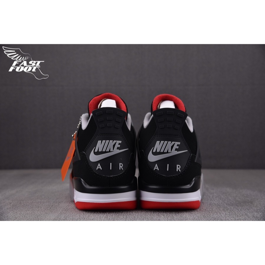 快腳🔎 AIR JORDAN 4 RETRO BRED OG 黑紅 老屁股 308497-060-細節圖8