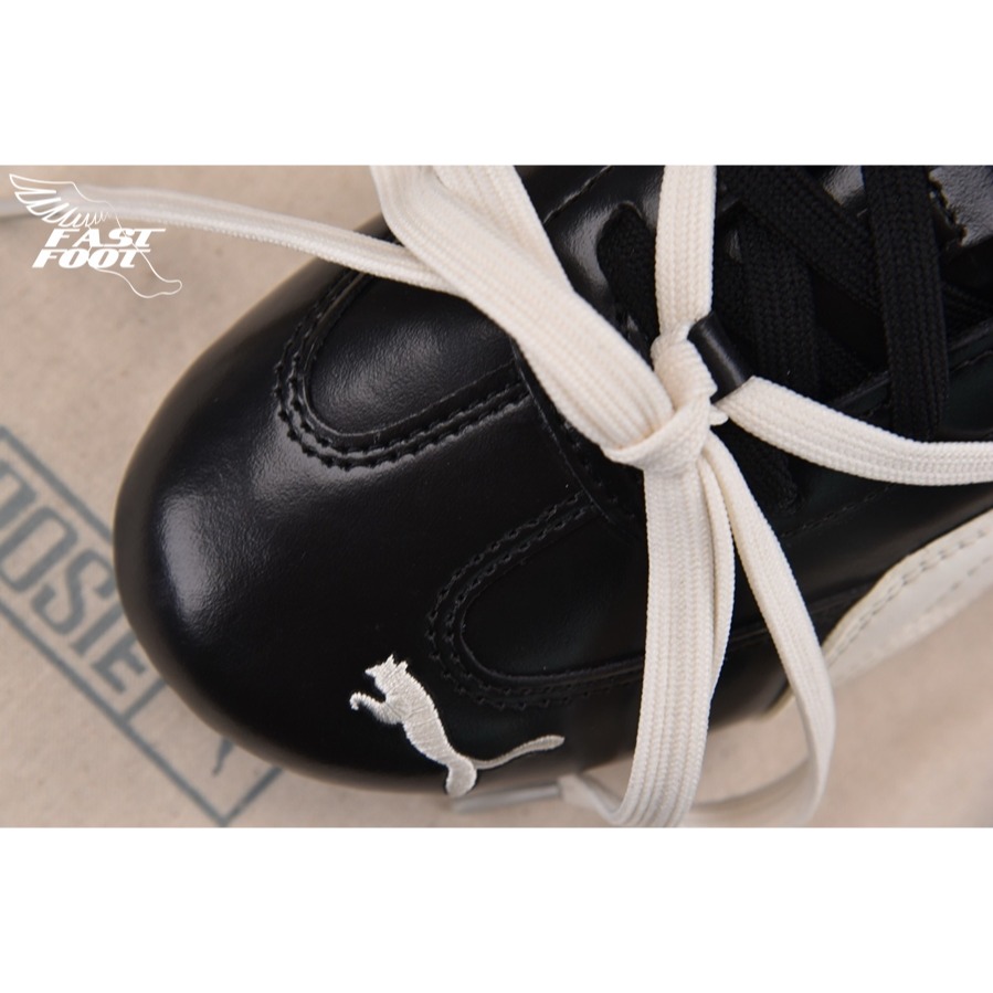 快腳🔎 Puma Speedcat X ROSÉ 朴彩英 聯名款 皮革 黑 黑白 404391-01-細節圖4
