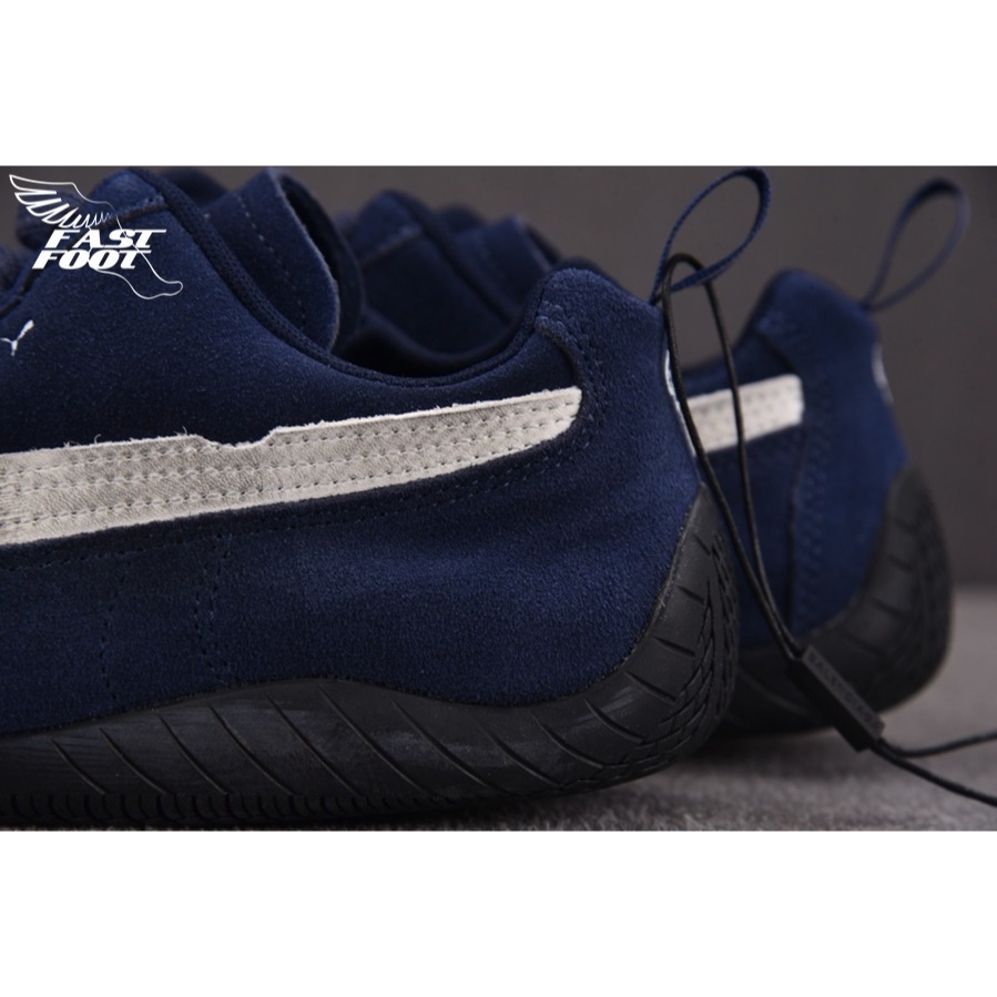 快腳🔎 Balenciaga x PUMA  Ultrasoft Speedcat 深藍 破壞 慢跑鞋-細節圖8