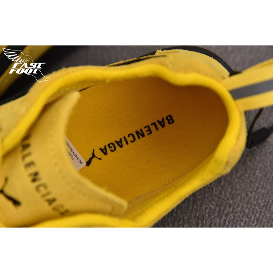 快腳🔎 Balenciaga x PUMA  Ultrasoft Speedcat 黃色 破壞 慢跑鞋-細節圖6