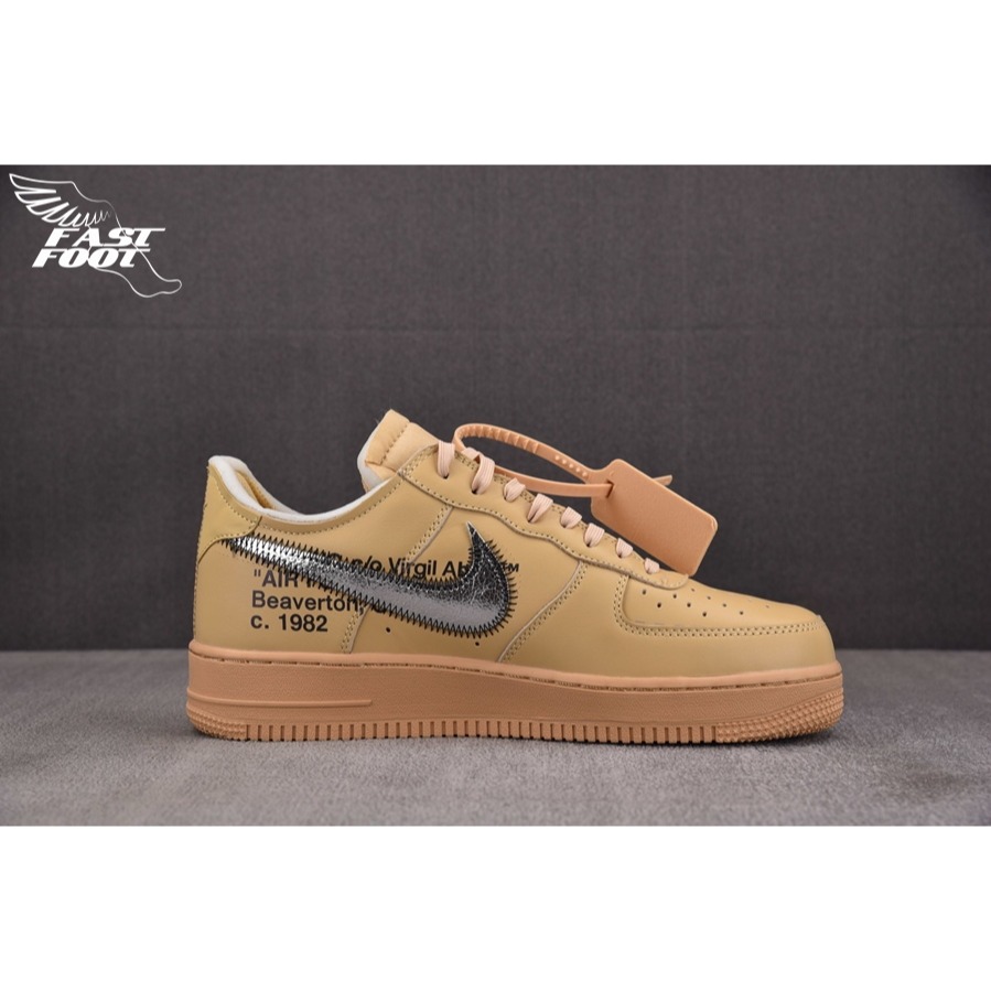 快腳🔎 Off-White™ x Nike Air Force 1 Low Sesame 卡其 FD6900-200-細節圖2