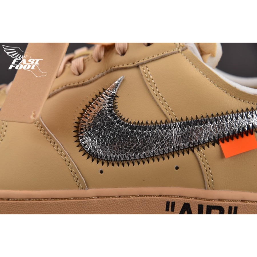 快腳🔎 Off-White™ x Nike Air Force 1 Low Sesame 卡其 FD6900-200-細節圖7