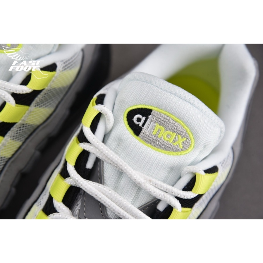 快腳🔎 NIKE AIR MAX 95 OG NEON 元祖 2020年版 CT1689-001 螢光 慢跑鞋-細節圖7