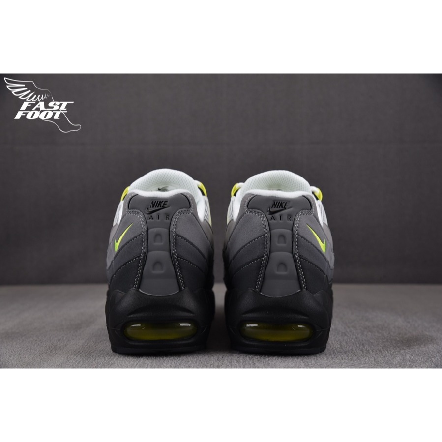 快腳🔎 NIKE AIR MAX 95 OG NEON 元祖 2020年版 CT1689-001 螢光 慢跑鞋-細節圖8
