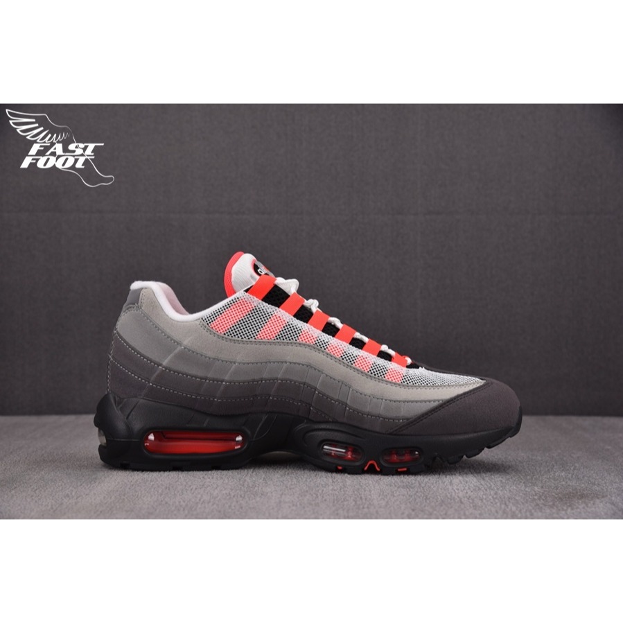 快腳🔎 Nike Air Max 95 OG Solar 灰紅 AT2865-100 氣墊 慢跑鞋-細節圖2