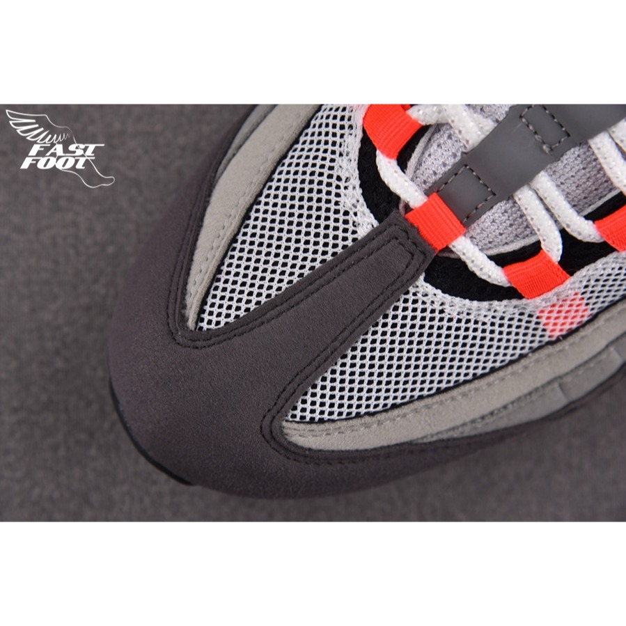 快腳🔎 Nike Air Max 95 OG Solar 灰紅 AT2865-100 氣墊 慢跑鞋-細節圖4