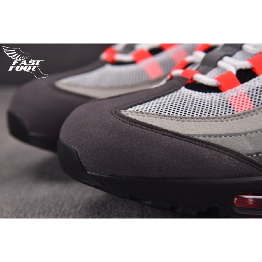 快腳🔎 Nike Air Max 95 OG Solar 灰紅 AT2865-100 氣墊 慢跑鞋-細節圖5