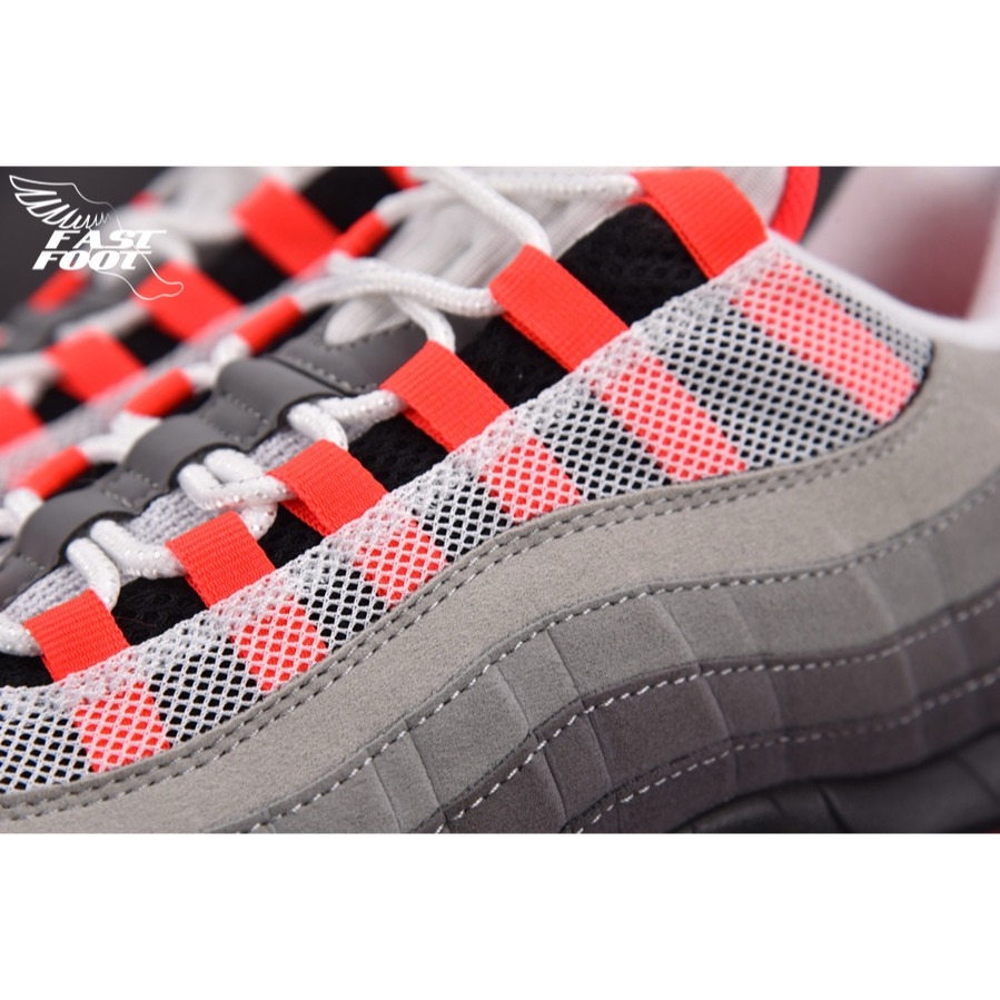 快腳🔎 Nike Air Max 95 OG Solar 灰紅 AT2865-100 氣墊 慢跑鞋-細節圖7