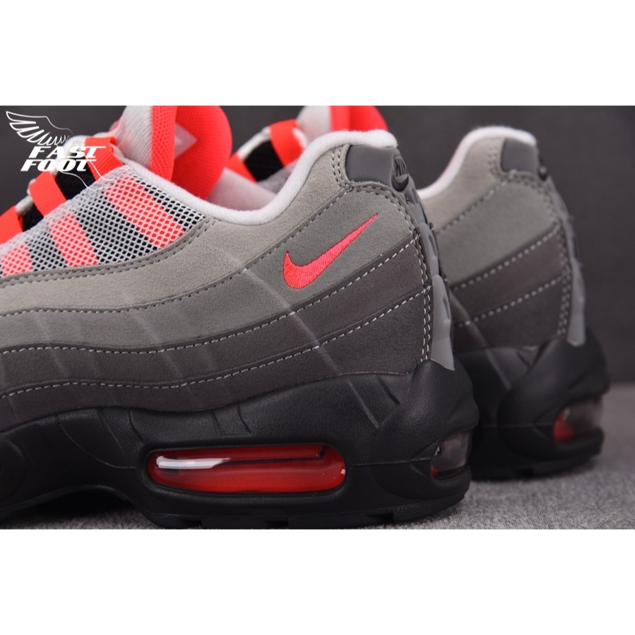 快腳🔎 Nike Air Max 95 OG Solar 灰紅 AT2865-100 氣墊 慢跑鞋-細節圖8