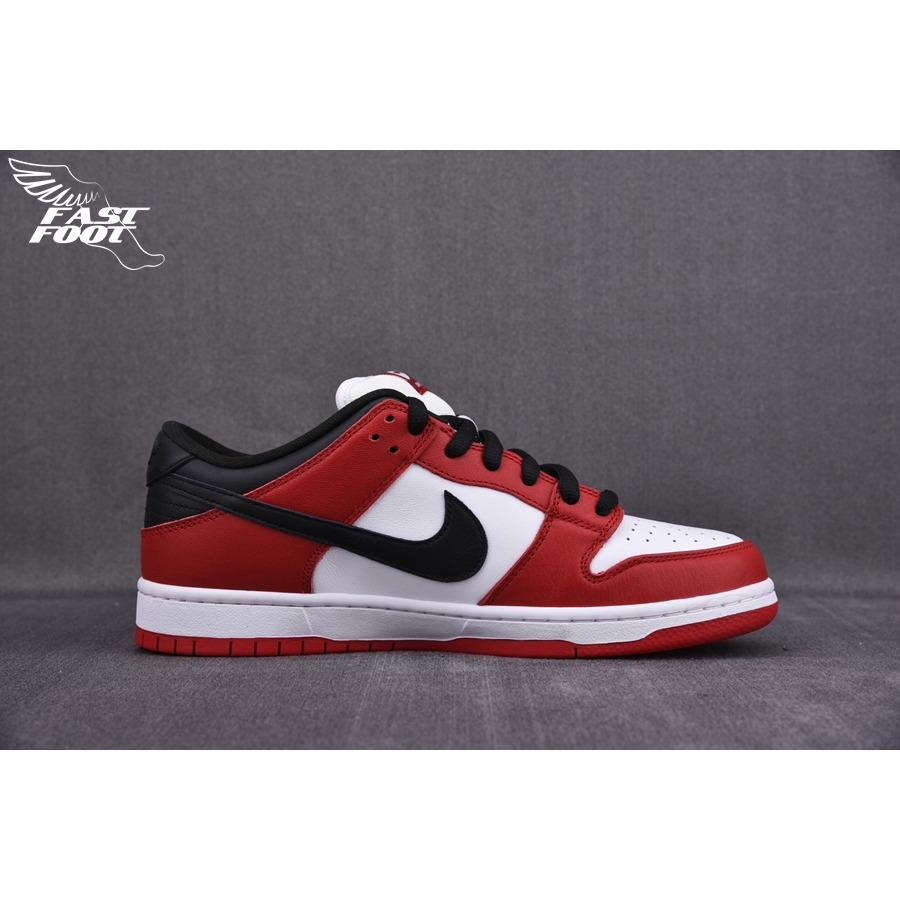 快腳🔎 Nike SB Dunk Low Pro Chicago 芝加哥 紅白黑 男女鞋 BQ6817-600-細節圖2
