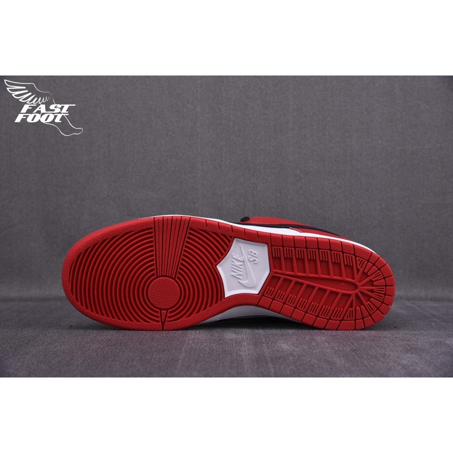 快腳🔎 Nike SB Dunk Low Pro Chicago 芝加哥 紅白黑 男女鞋 BQ6817-600-細節圖6