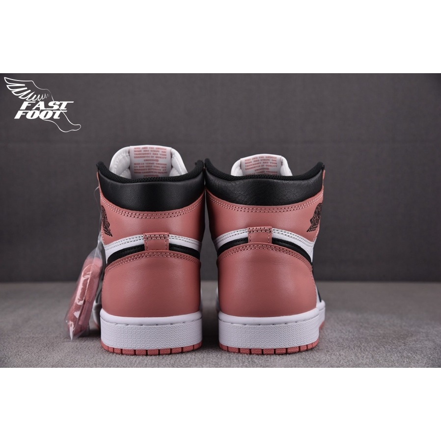 快腳🔎 Air Jordan 1 黑粉 粉色 經典 籃球鞋 男鞋 861428-101-細節圖9