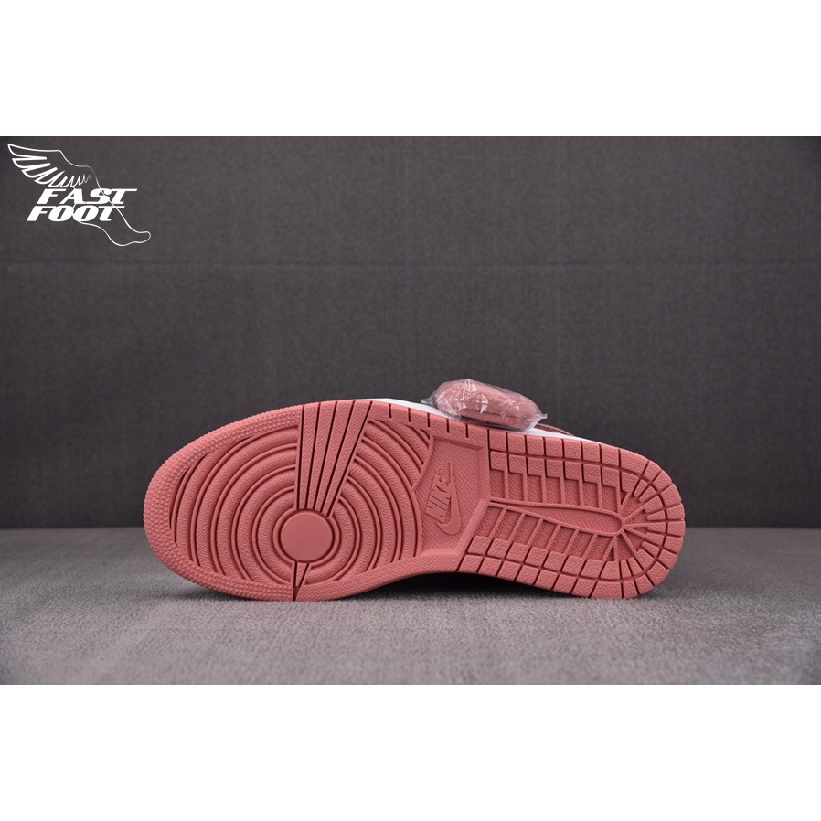 快腳🔎 Air Jordan 1 黑粉 粉色 經典 籃球鞋 男鞋 861428-101-細節圖10