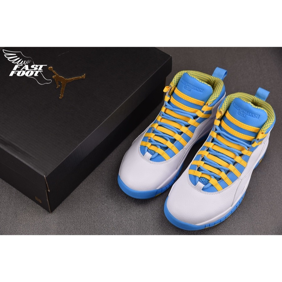 快腳🔎 Air Jordan 10 Retro OG Steel HJ6779-112 北卡藍 籃球鞋 斑馬-細節圖3