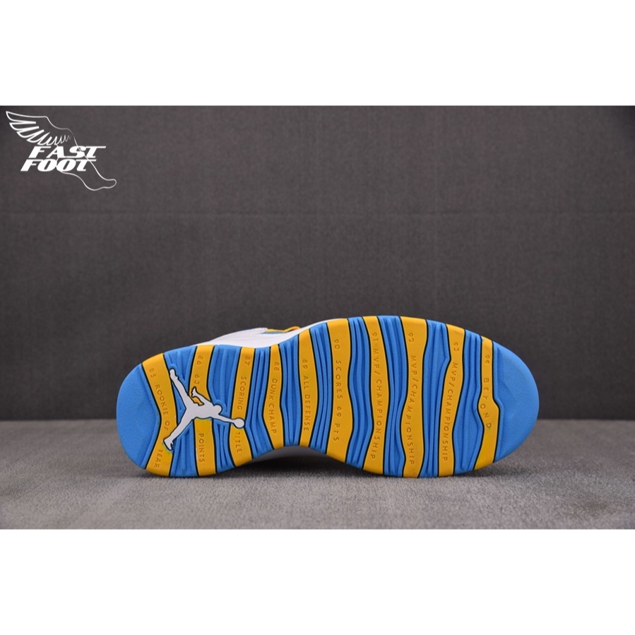 快腳🔎 Air Jordan 10 Retro OG Steel HJ6779-112 北卡藍 籃球鞋 斑馬-細節圖10