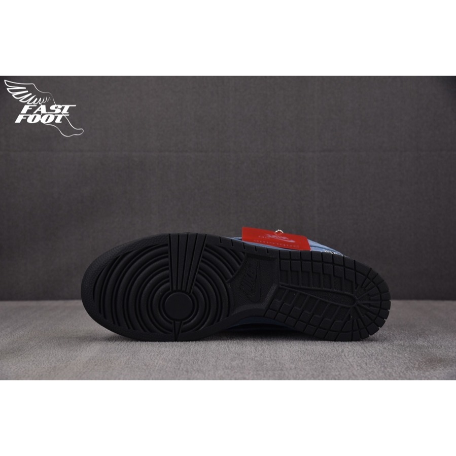 快腳🔎 Supreme x Nike SB Dunk Low 94 海洋藍黑 超級聯名 HQ8487-400-細節圖10