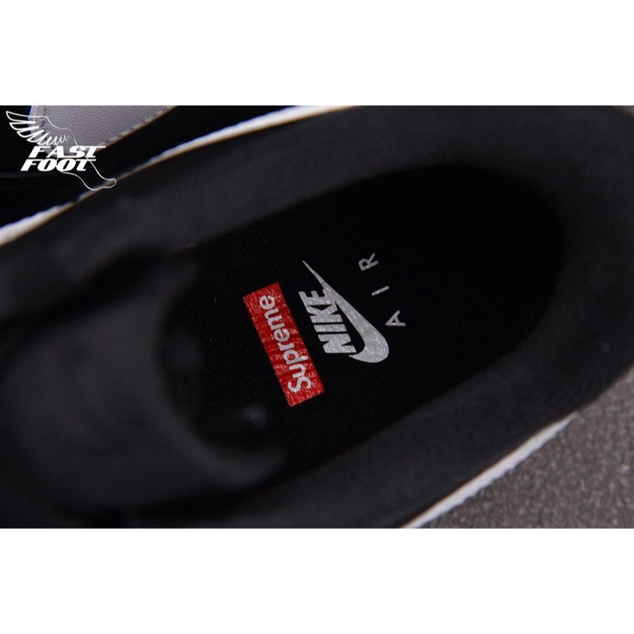 快腳🔎 Supreme x Nike Air Force 1 Low Black 聯名款 黑 CU9225-002-細節圖5