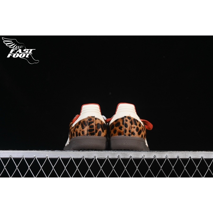 快腳🔎 ADIDAS SAMBA OG Leopard Print 豹紋 復古 棕色 JI2734 男女鞋-細節圖6