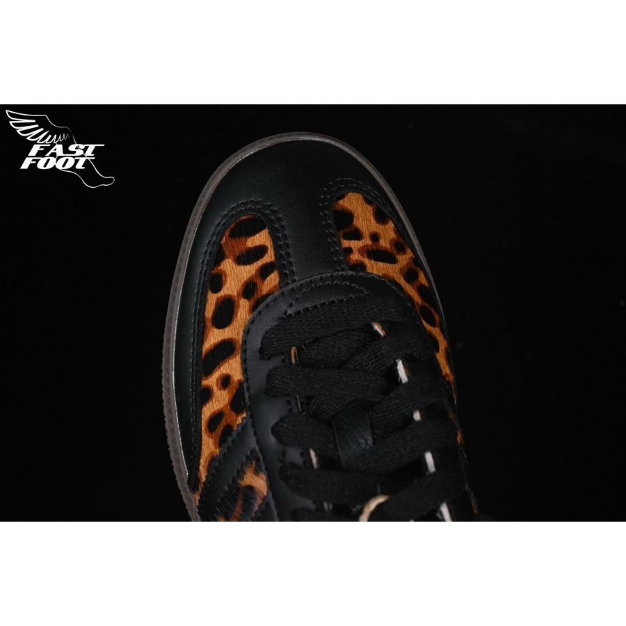 快腳🔎 ADIDAS SAMBA OG  豹紋綠 復古 焦糖底 德訓鞋 扁鞋 男女鞋 JI2735-細節圖5