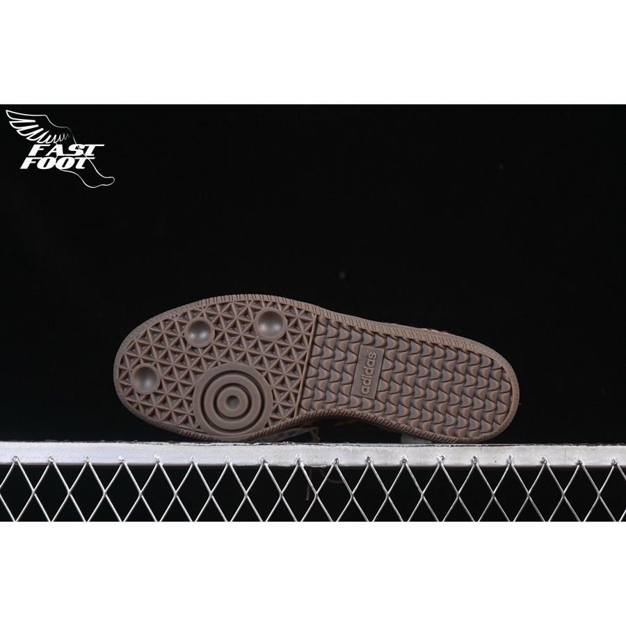 快腳🔎 ADIDAS SAMBA OG  豹紋綠 復古 焦糖底 德訓鞋 扁鞋 男女鞋 JI2735-細節圖7