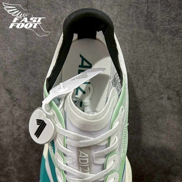 快腳🔎 ADIDAS ADIZERO ADIOS PRO 4 白 綠 慢跑鞋 馬牌底  JR1267-細節圖7