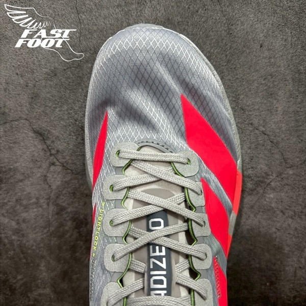 快腳🔎 Adidas Adizero Adios Pro 4 專業跑鞋 慢跑鞋 銀紅  JR6372-細節圖3