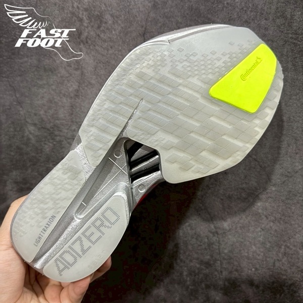 快腳🔎 Adidas Adizero Adios Pro 4 專業跑鞋 慢跑鞋 銀紅  JR6372-細節圖10